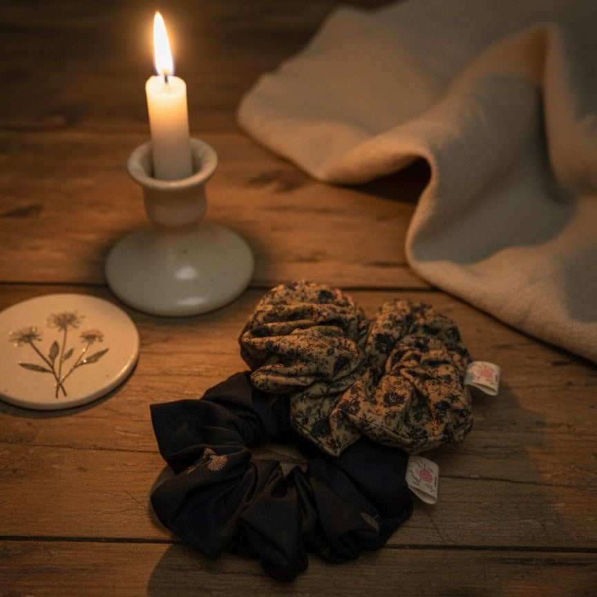 Moonlit Meadow Scrunchies (Set Of 2)