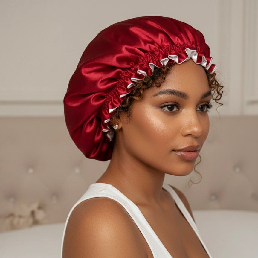 Luxe Twist Satin Bonnets