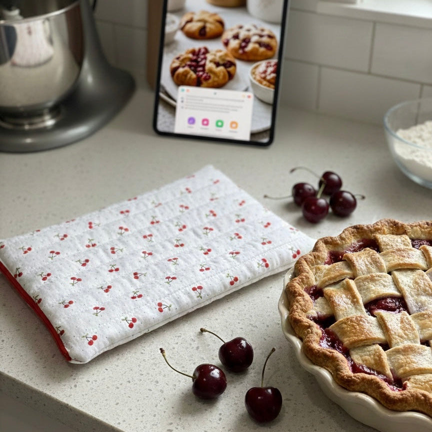Love You Cherry Much Tablet And Book Sleeve Cover