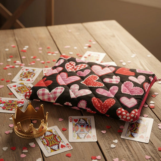 Queen Of Hearts Tablet And Book Sleeve Cover